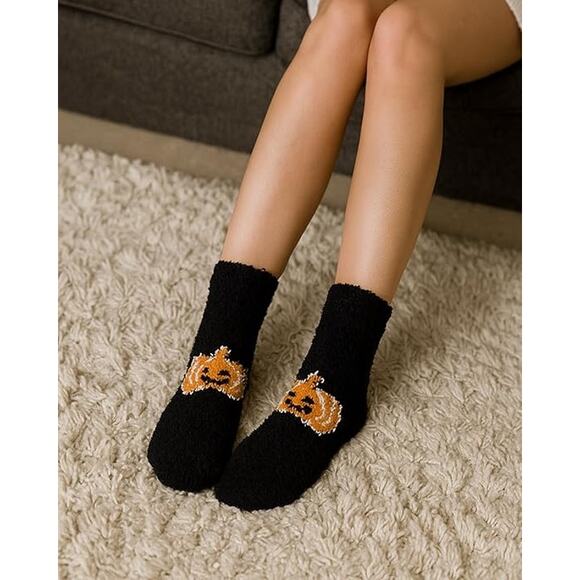 Fuzzy Slipper Socks Women's Non Slip Grips Cozy Warm Soft Fluffy Winter - Picture 5 of 6